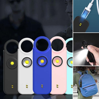 135dB Personal Safety Alarm - Rechargeable Portable Security Device with LED Light 2