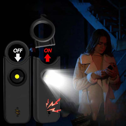 135dB Personal Safety Alarm - Rechargeable Portable Security Device with LED Light 3