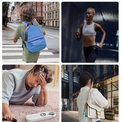 135dB Personal Safety Alarm - Rechargeable Portable Security Device with LED Light 7