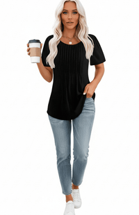 SERENEWEAR – Elegant Summer Basics T-Shirt Soft Airy Fabric Chic Style