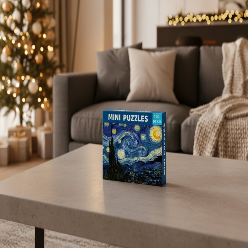 150pcs Test Tube Jigsaw Puzzle World Famous Painting Van Gogh The Starry Night Christmas Gift 2