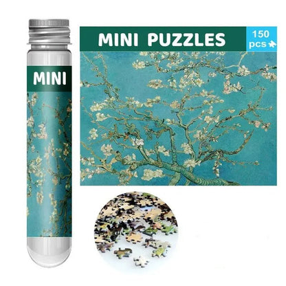 150pcs Test Tube Jigsaw Puzzle World Famous Painting Van Gogh The Starry Night Christmas Gift 8