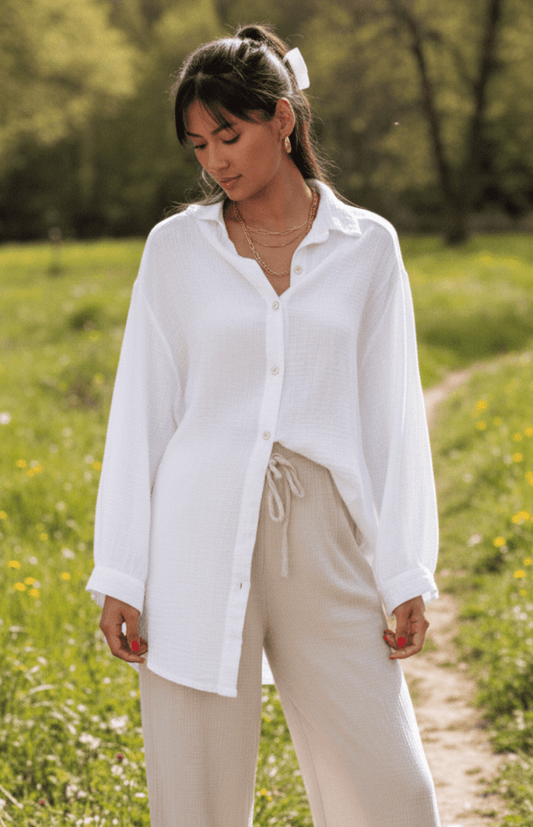 LIORA – Colorful Breezy Blouse