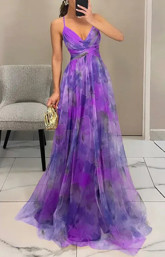 ALVÉON – Women’s Elegant Sleeveless Maxi Dress with Flowing Silhouette