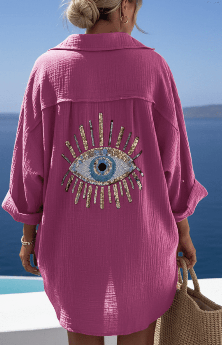 LYRIELLE – Elegant Beaded Casual Shirt