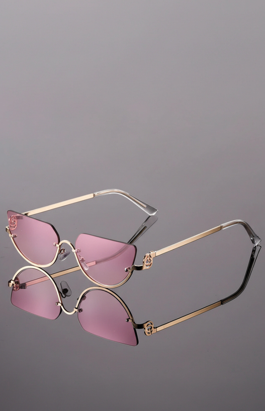 ZOÉVA – Cat Eye Sunglasses with UV400 Protection & Lightweight Metal Frames