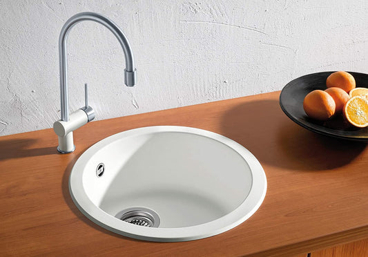 Blanco RONDO Granite Sink Soft White