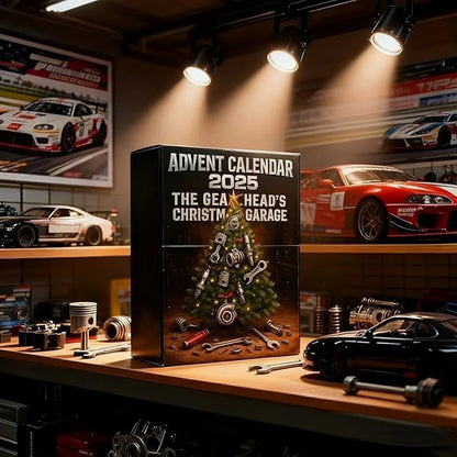 2025 Advent Calendar 24 Days Mini Auto Parts And Tools Countdown Calendar Festive Ornament For Car Enthusiasts Workshop Men 1