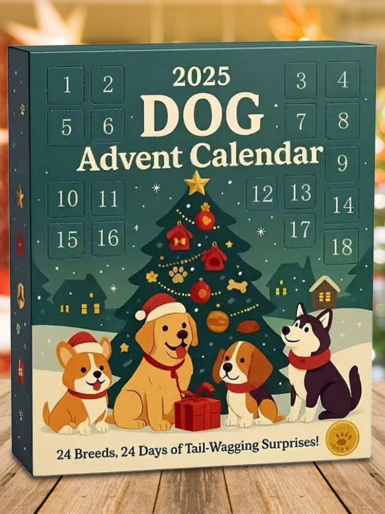 24-Day Dog Lovers Advent Calendar with 24 Ornaments for Holiday Decor 5