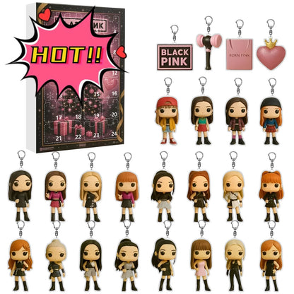 24 Day Advent Calendar with Collectible Dolls - Christmas Countdown Fun 0