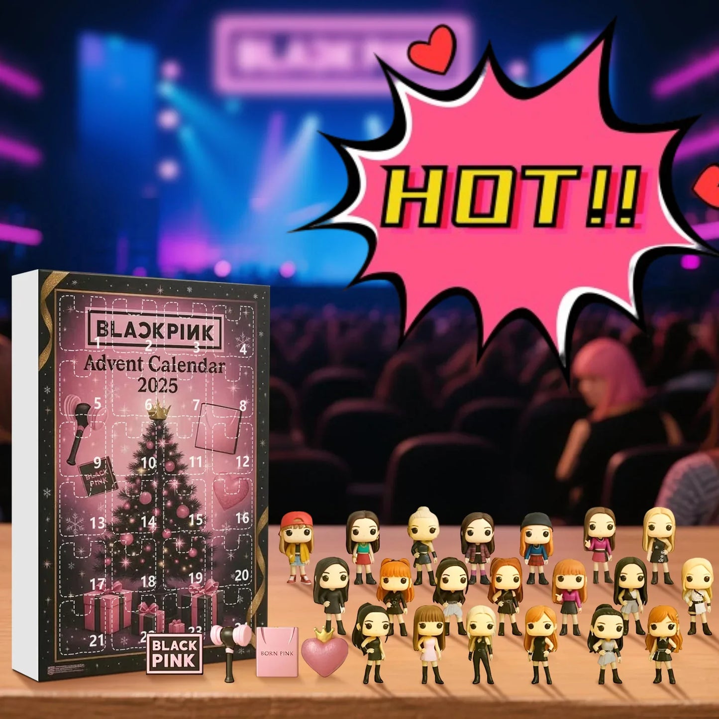 24 Day Advent Calendar with Collectible Dolls - Christmas Countdown Fun 1