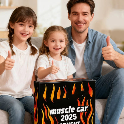 2D Advent Calendar 2025 24 Types of Cars Xmas Countdown Calendar Advent Countdown Calendar for Kids Collectors Christmas Gift 2