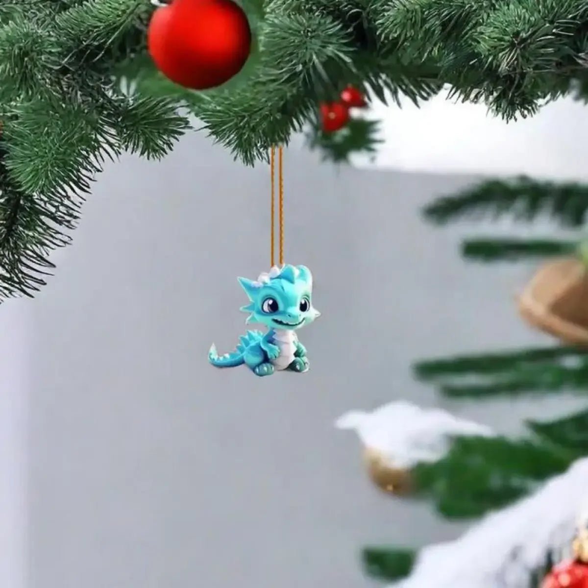 2D Dragon Advent Calendar Set - 24 Acrylic Ornaments for Christmas Countdown Decor 5