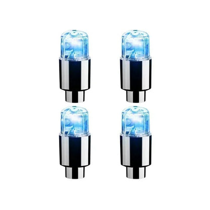 2/10Pcs Colorful LED Wheel Valve Lights Motorcycle Car Wheel Tire Valve Caps Universal Dustproof Bicycle Valve Cover 12
