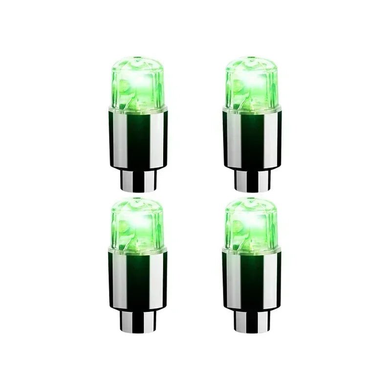 2/10Pcs Colorful LED Wheel Valve Lights Motorcycle Car Wheel Tire Valve Caps Universal Dustproof Bicycle Valve Cover 13