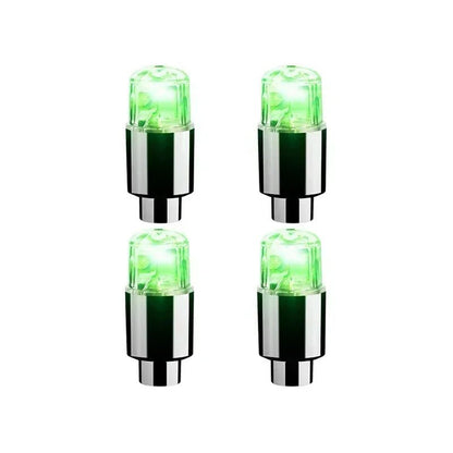 2/10Pcs Colorful LED Wheel Valve Lights Motorcycle Car Wheel Tire Valve Caps Universal Dustproof Bicycle Valve Cover 13