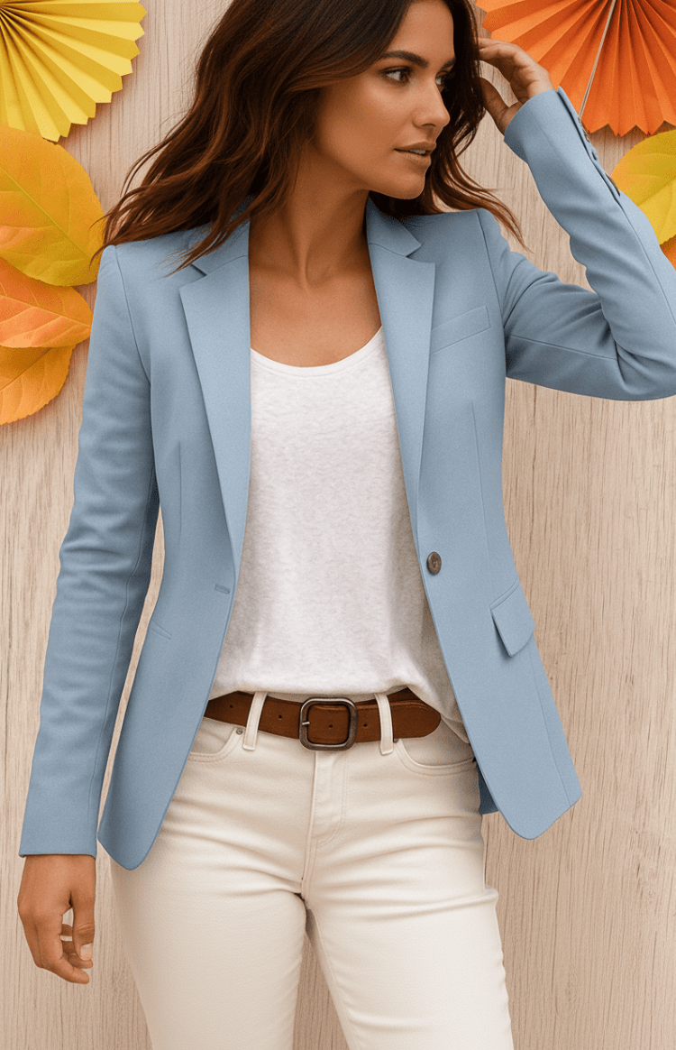 TAILORÉA – Classic single button blazer for women
