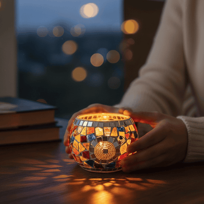 GLOWGLASS – Elegant Decorative Glass Candle Holder
