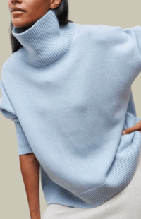 TUFTINA – Soft Oversized Turtleneck Knit Sweater for Effortless Winter Style