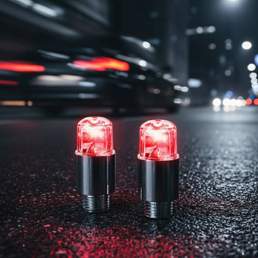 2/8pcs Valve Cap LED Lights Universal Car Motorcycle Bicycle Tire Hub Motion Sensor Glowing Bulbs Cycling Lamp Accessories 10