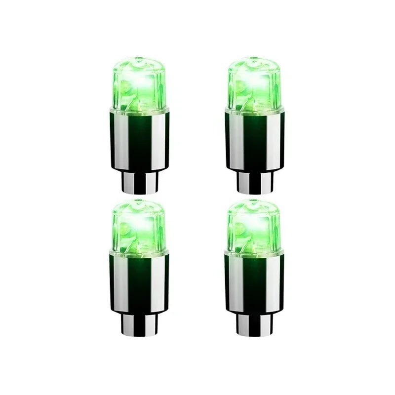 2/8pcs Valve Cap LED Lights Universal Car Motorcycle Bicycle Tire Hub Motion Sensor Glowing Bulbs Cycling Lamp Accessories 11