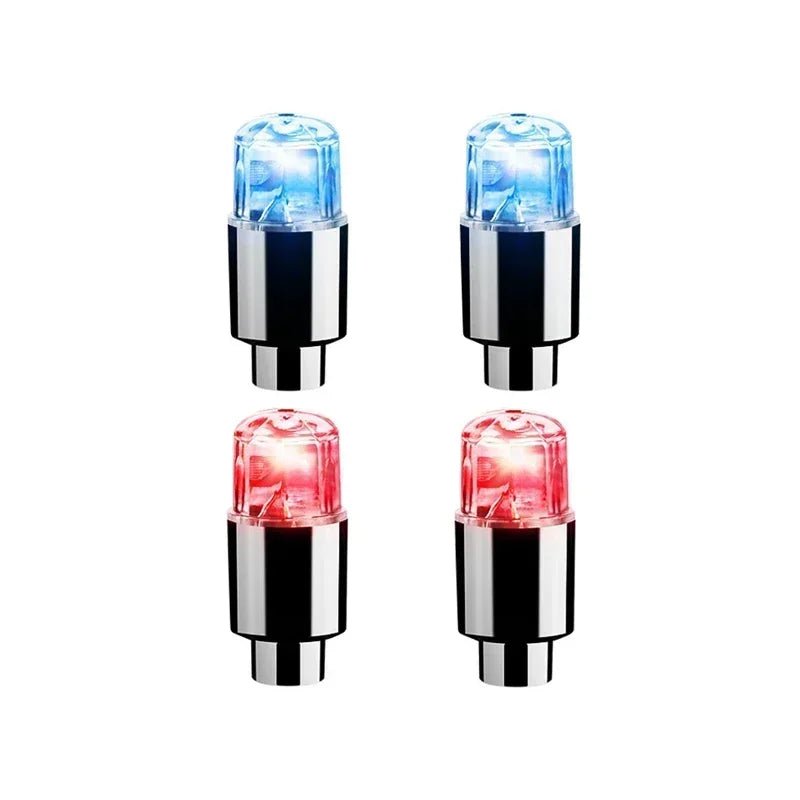 2/8pcs Valve Cap LED Lights Universal Car Motorcycle Bicycle Tire Hub Motion Sensor Glowing Bulbs Cycling Lamp Accessories 13