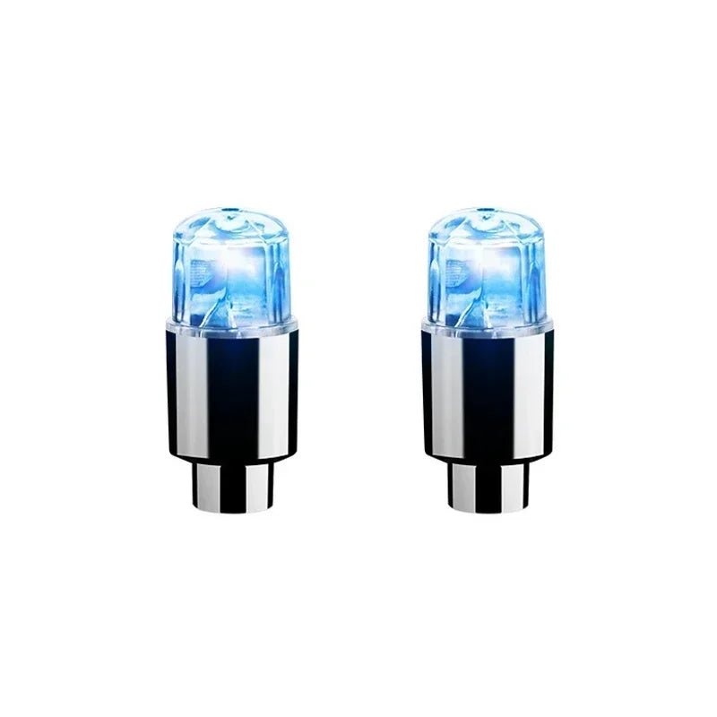 2/8pcs Valve Cap LED Lights Universal Car Motorcycle Bicycle Tire Hub Motion Sensor Glowing Bulbs Cycling Lamp Accessories 15
