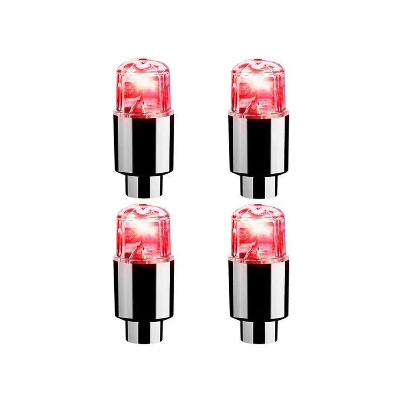 2/8pcs Valve Cap LED Lights Universal Car Motorcycle Bicycle Tire Hub Motion Sensor Glowing Bulbs Cycling Lamp Accessories 17