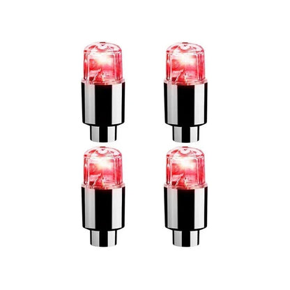2/8pcs Valve Cap LED Lights Universal Car Motorcycle Bicycle Tire Hub Motion Sensor Glowing Bulbs Cycling Lamp Accessories 17