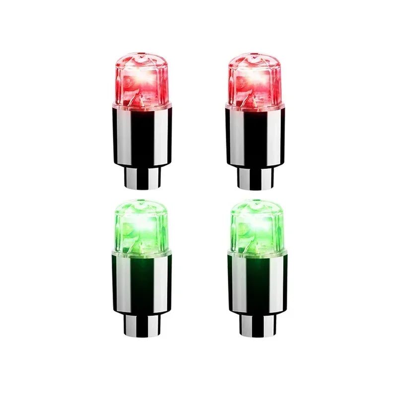 2/8pcs Valve Cap LED Lights Universal Car Motorcycle Bicycle Tire Hub Motion Sensor Glowing Bulbs Cycling Lamp Accessories 21