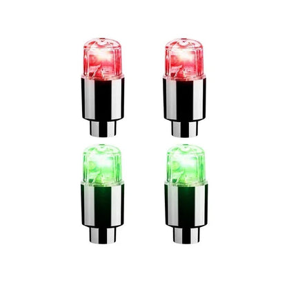 2/8pcs Valve Cap LED Lights Universal Car Motorcycle Bicycle Tire Hub Motion Sensor Glowing Bulbs Cycling Lamp Accessories 21