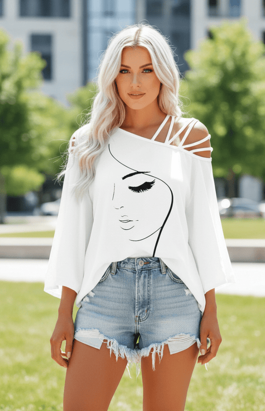 ORVELLA – Chic Women’s Printed Shirt, Soft Fabric & Flattering Fit