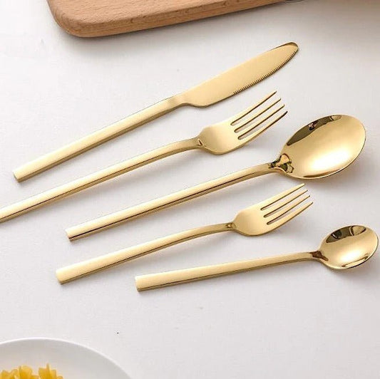 30 Piece Kitchen Utensils Set - Elegant Stainless Steel Kitchenware for Dining 0