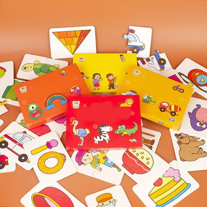 32 Pcs Enlightenment Card Matching Puzzle Early Education Cartoon Pattern Cognitive Boys and Girls Toys 4