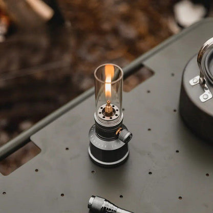 FIROLINE - Butaanlamp voor buiten voor warme en regelbare verlichting