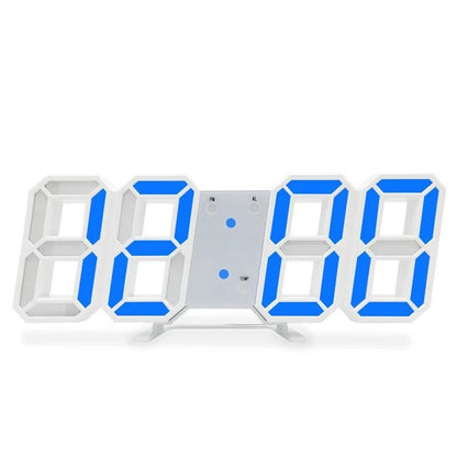 3D Luminous Digital Clock with Voice Activation & Silent Alarm - Electronic Wall Clock 6