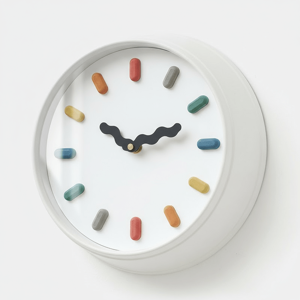 3D Nordic Wall Clock - Silent Sweep Movement, Eco-Friendly Design, 33cm 9