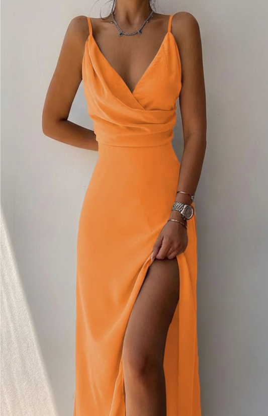 CLASSÉVA – Women’s Elegant Midi Dress with Flattering Silhouette