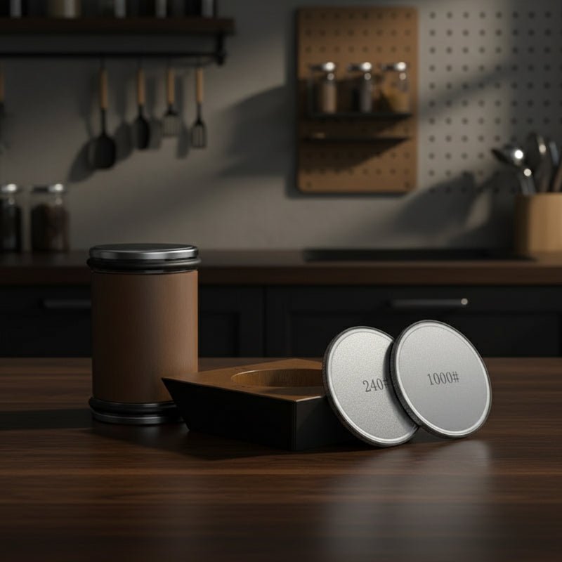 4-Angle Rolling Knife Sharpener 15/18/20/22° Roller Sharpeners Magnet Wooden base Diamond Grinder Set Woodwork Sharpening System 7