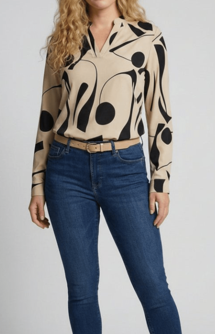 LUMAVIA – Elegant Women's Blouse Breathable Fabric Flattering Fit