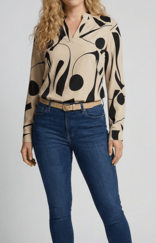 LUMAVIA – Elegant Women's Blouse Breathable Fabric Flattering Fit