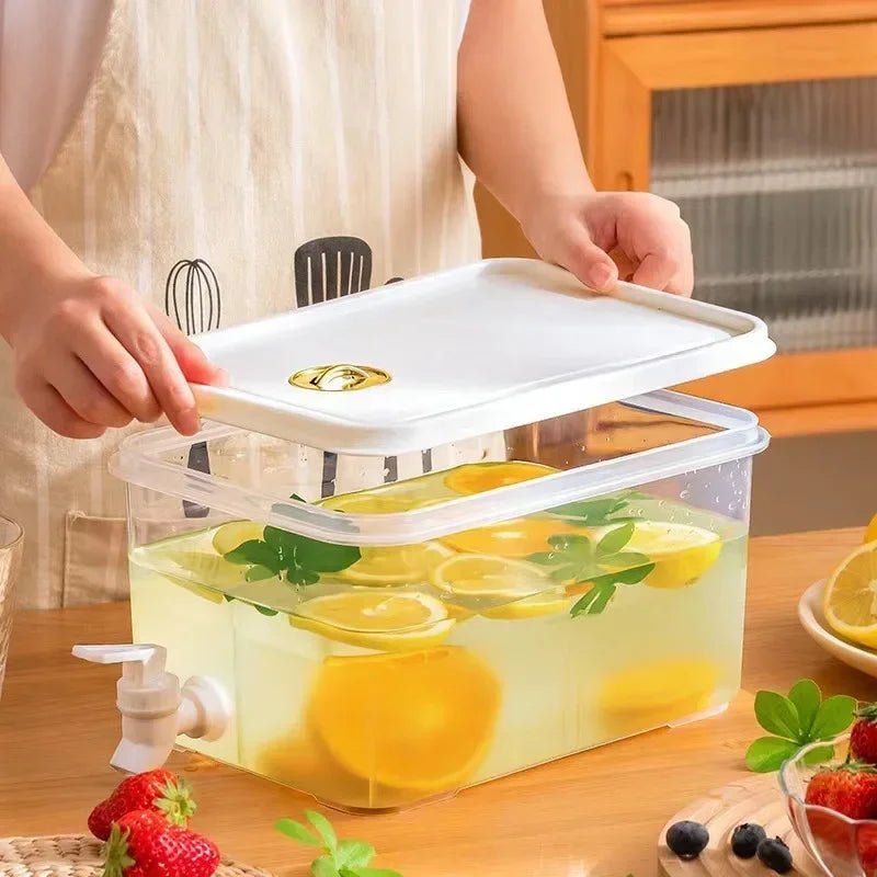 5L Cold Water Dispenser with Faucet - Durable PP Plastic for Easy Hydration 1