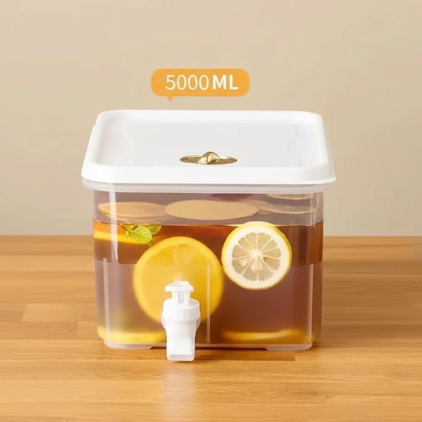 5L Cold Water Dispenser with Faucet - Durable PP Plastic for Easy Hydration 2