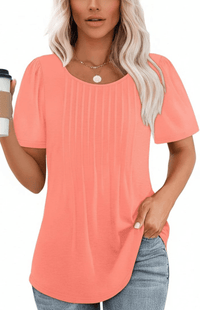 SERENEWEAR – Elegant Summer Basics T-Shirt Soft Airy Fabric Chic Style