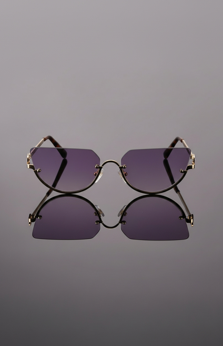 ZOÉVA – Cat Eye Sunglasses with UV400 Protection & Lightweight Metal Frames