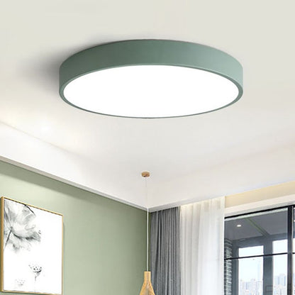Variant image for Modern LED Ceiling Light Fixture in Soft Pink and Gray - Energy-Efficient Warm White Illumination-13