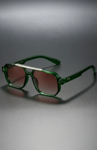 NOIRVA – Retro Square Frame Sunglasses with UV400 Protection