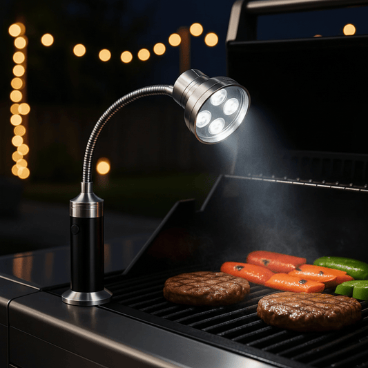 BRIGHTCHEF – Magnetic LED Barbecue Lamp with Focused Beam & Sturdy Base