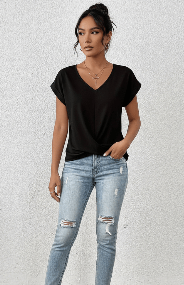 ELVRESSA – Women’s Casual Short Sleeve T-Shirt, Soft & Breathable Comfort