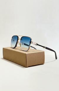 SKYDOM – Classic Aviator Sunglasses with UV400 Protection and Metal Frame